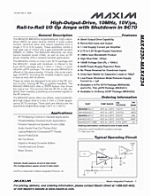 DataSheet MAX4230 pdf
